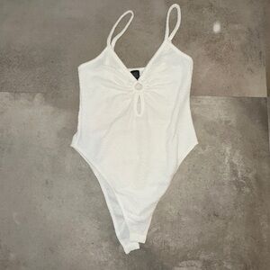White tank bodysuit